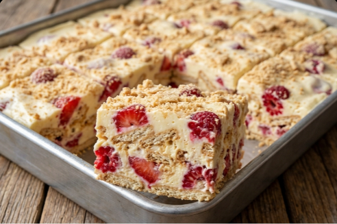 Nepečena Torta sa Plazmom i Voćem: Osvežavajući kremasti desert