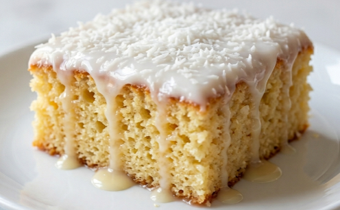 Najbolji Recept za Zaliveni Kokos Kolač: Sočan Desert Gotov za 35 Minuta