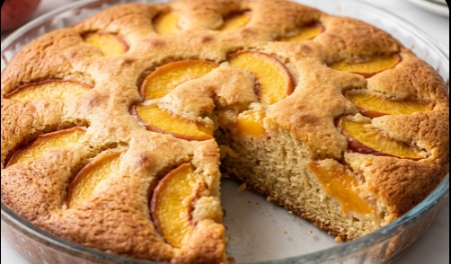 Griz Kolač Sa Breskvama – Najbolji Brzi Voćni Recept Na Čaše