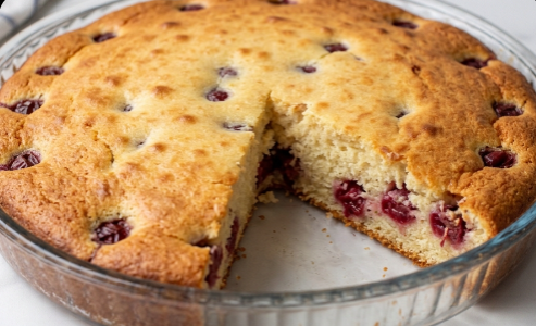 Griz Kolač Sa Višnjama – Najbolji Brzi Voćni Recept Na Čaše