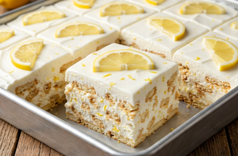 Bela Nepečena Torta sa Limunom i Plazmom: Citrusno osveženje za 15 minuta