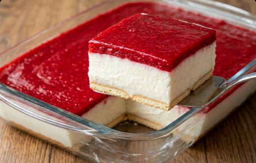 Najbolji Recept za Griz Kocku sa Malinama: Voćni Desert Bez Pečenja