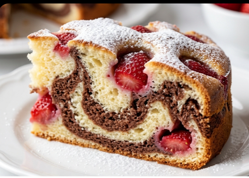 Najbolji Recept za Mramorni Kolač sa Jagodama: Voćni Desert