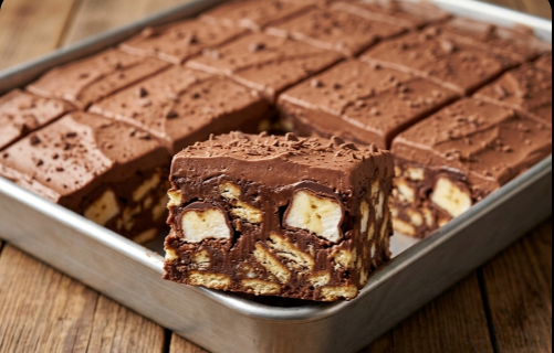 Nepečena Torta sa Bananicama i Keksom: Brzi čokoladni desert