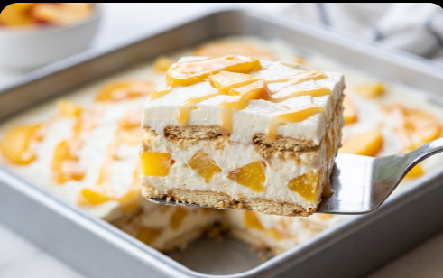 Brza Jogurt-Breskva Torta – Najbolji Osvežavajući Letnji Recept Bez Pečenja