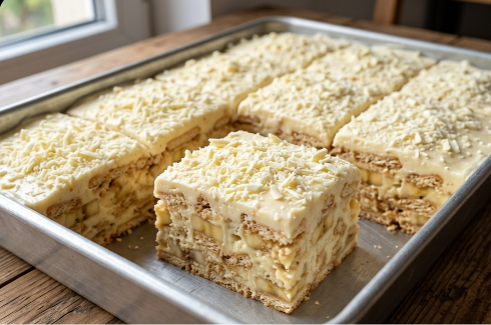 Keks Torta sa Pudingom od Banane: Brzi kremasti desert bez pečenja