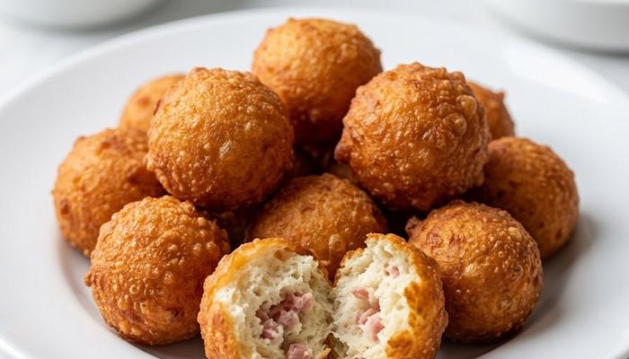 Ukusni Brzi Slani Uštipci sa Šunkom
