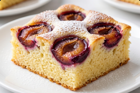 Najbolji Recept za Brzi Kolač sa Šljivama: Mekani Biskvit sa Jogurtom